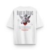 oversize tişört-oversize-tshirt-melek baskılı