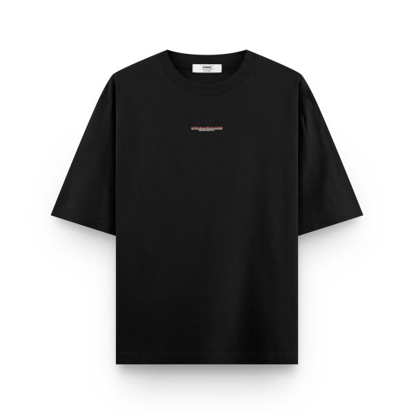 Oversize Siyah Tişört Ace of Spades Sırt Baskılı T-shirt 1225 - Görsel 2