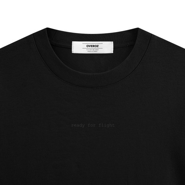 Oversize Tişört Bong Astronot Sırt Baskılı Yarı Oversize T-shirt 1198 - Görsel 5