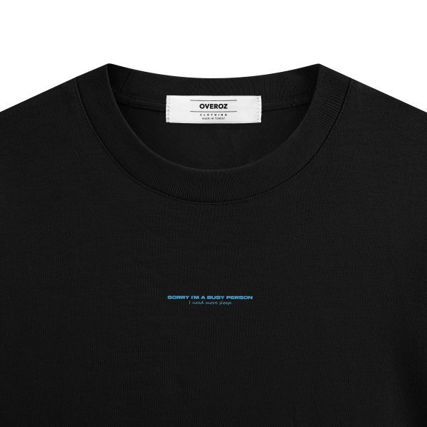Oversize Tişört Busy Sırt Baskılı Beyaz Oversize Tişört 1200 - Görsel 5