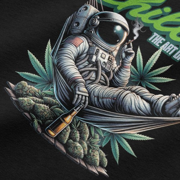Astronot Baskılı Oversize Tişört Sırt Baskılı Oversize T-shirt 1223 - Görsel 5