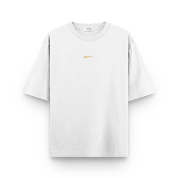 Çiçek Baskılı Oversize Tişört Delicateness Daisy Yazılı T-shirt 1226 - Görsel 2