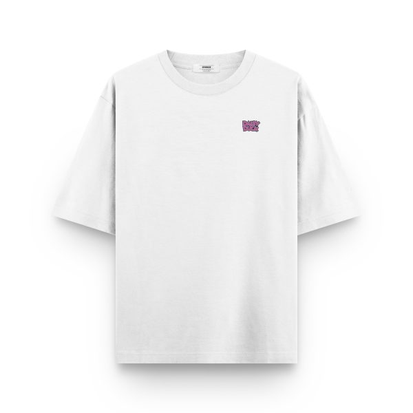 Daisy Duck Oversize Tişört Beyaz Oversize Tshirt 1233 - Görsel 2