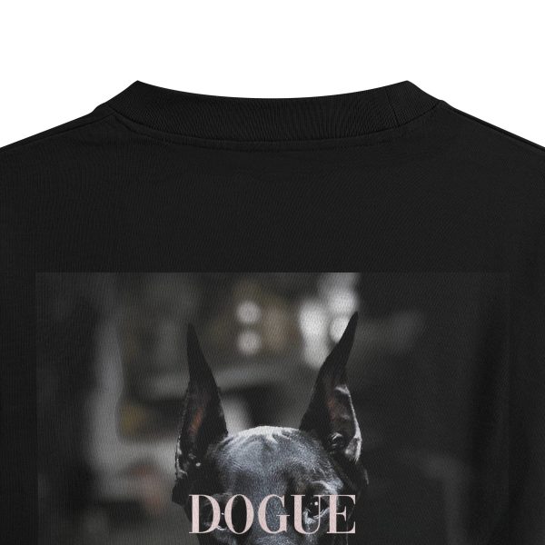 Doberman Baskılı Oversize Tişört 1235 - Görsel 4