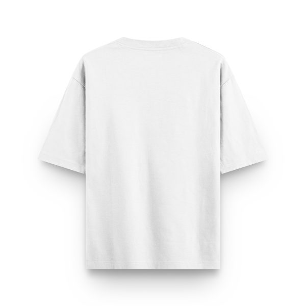 Kanji Baskılı Oversize Tişört Music in All Cultures Yazılı Oversize Tişört 1220 - Görsel 2