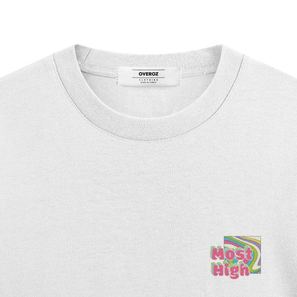 Mariana Tişört – Most High Baskılı Oversize T-shirt 1246 - Görsel 3