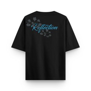 Çiçek Baskılı Oversize T-shirt