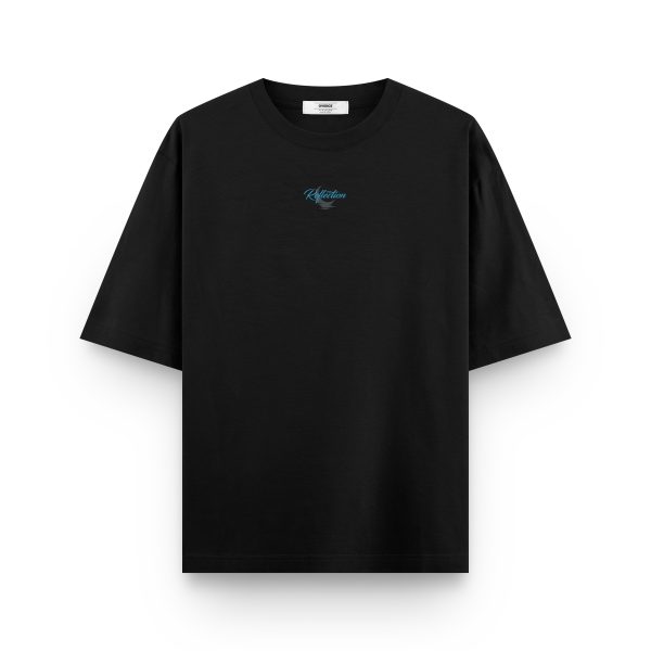 Çiçek Baskılı Oversize T-shirt Reflection T1204 - Görsel 3