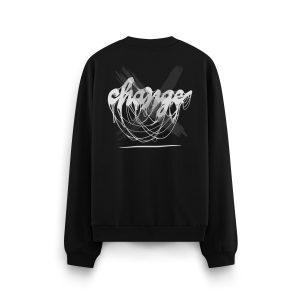 Sırt Baskılı Oversize Sweatshirt S1205