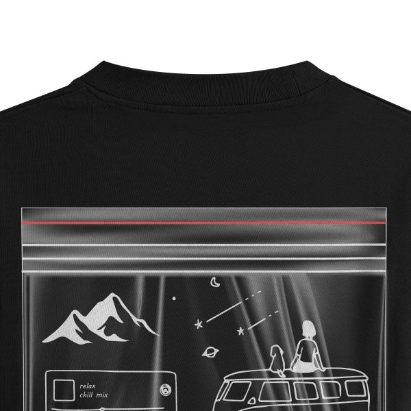 Relax Yazılı Oversize Tişört Thc Sırt Baskılı T-shirt Oversize Yazılı Unisex Tişört 1212 - Görsel 4