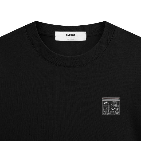 Relax Yazılı Oversize Tişört Thc Sırt Baskılı T-shirt Oversize Yazılı Unisex Tişört 1212 - Görsel 5