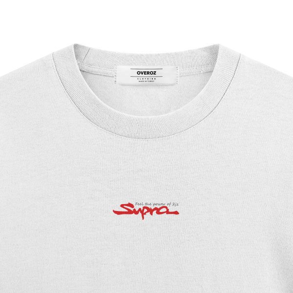 Supra Oversize Tshirt 2jz Sırt Baskılı T-shirt Oversize Yazılı Unisex Tişört 1209 - Görsel 4