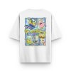 Spongebob Tshirt SpongeBob (Sünger Bob) Baskılı Oversize T-shirt 1232