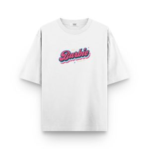 Barbie Baskılı Oversize Tişört