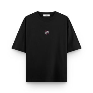 Yazı Baskılı Oversize Tişört