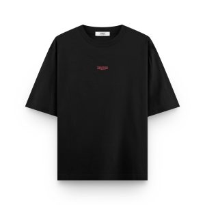 oversize kuru kafa baskılı tişört