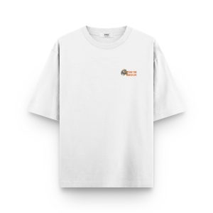 Kovboy Şapkası Baskılı Oversize Tişört