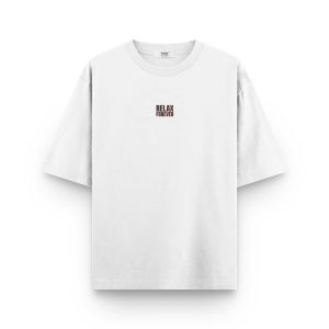 Relax Baskılı Oversize Tişört