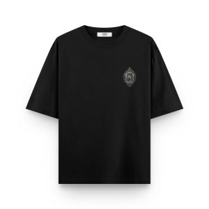 Erkek / Kadın Avcı Köpeği Baskılı Oversize Sweatshirt Sırt Baskılı Kapüşonlu Sweatshirt 1402