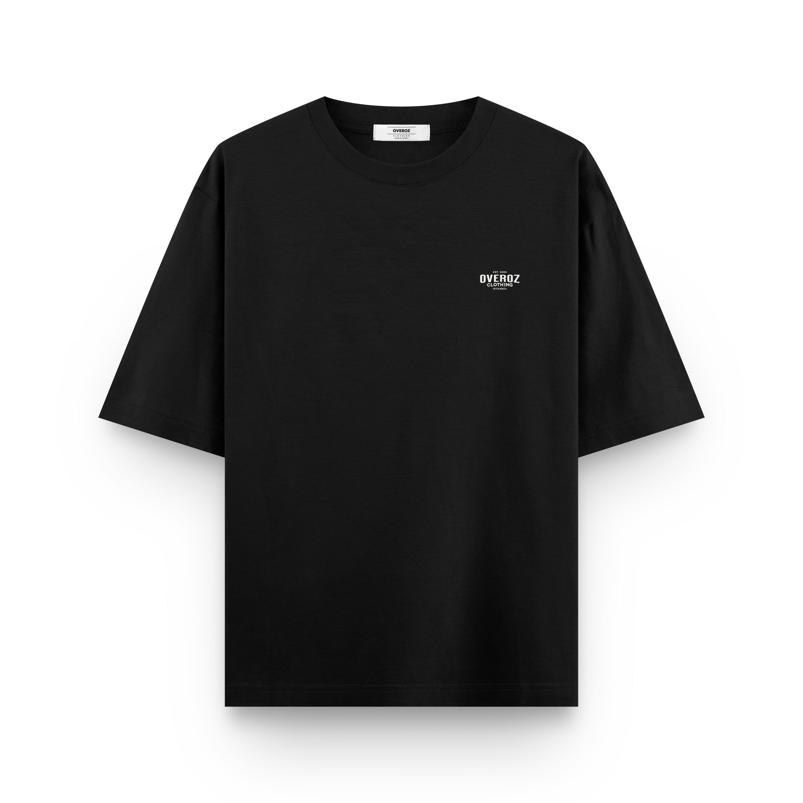Erkek / Kadın Rakam Baskılı Oversize Tişört Sırt Baskılı T-Shirt 1408 - Görsel 2