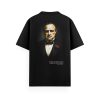 The Godfather Baskılı Oversize Tişört