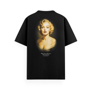 Marilyn Monroe Baskılı Oversize Tişört