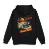 Klasik Kovboy Temalı Baskılı Oversize Sweatshirt