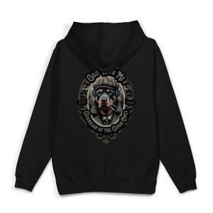 Avcı Köpeği Baskılı Oversize Sweatshirt