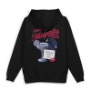 Parti Temalı Margarita Baskılı Oversize Sweatshirt