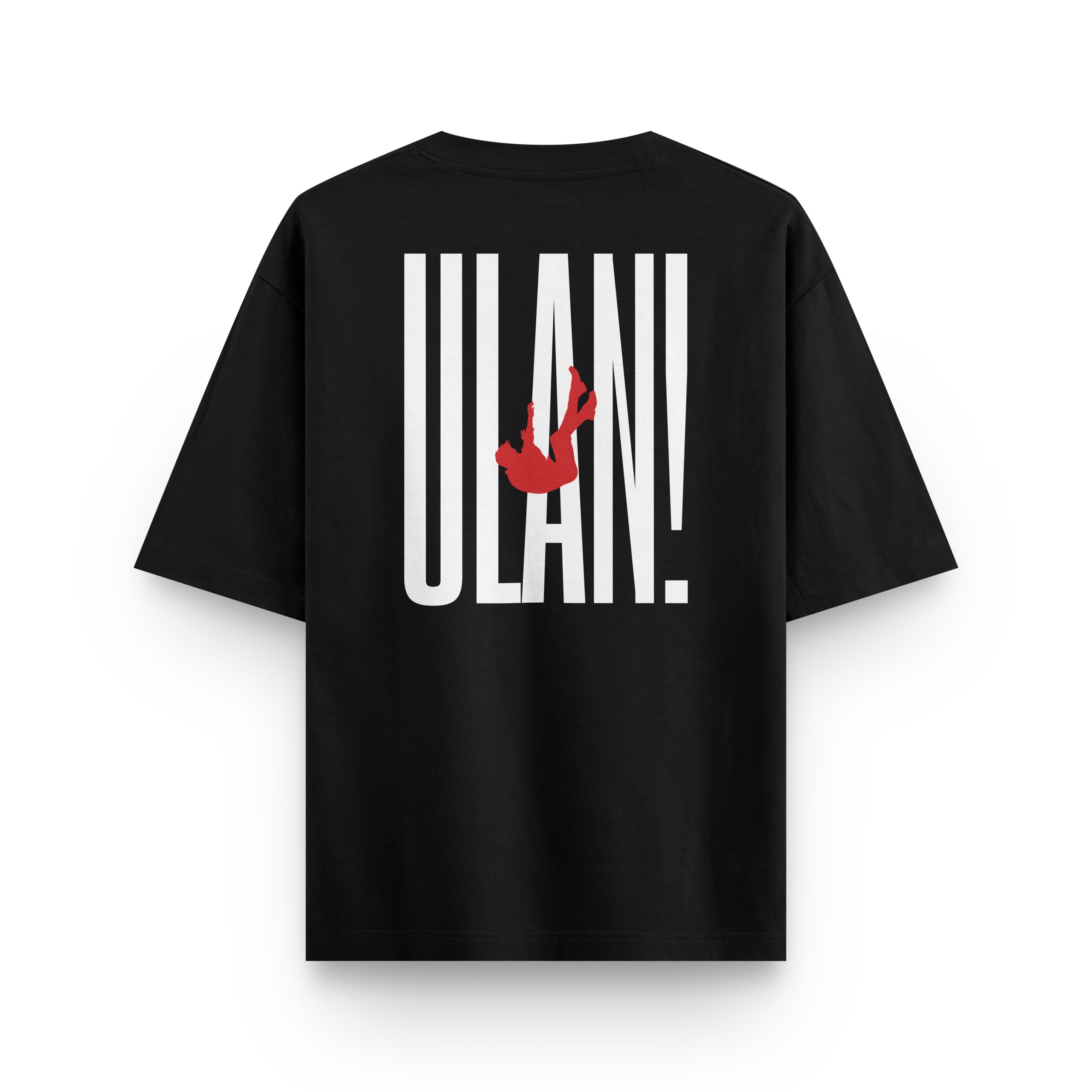 Ulan Yazı Baskılı Oversize Tişört