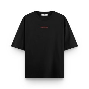 Ulan Yazı Baskılı Oversize Tişört